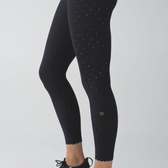 LULULEMON Tight Stuff Tight (Reflective) in Black / Night Fall Black Tricolor 6 - Picture 3 of 10